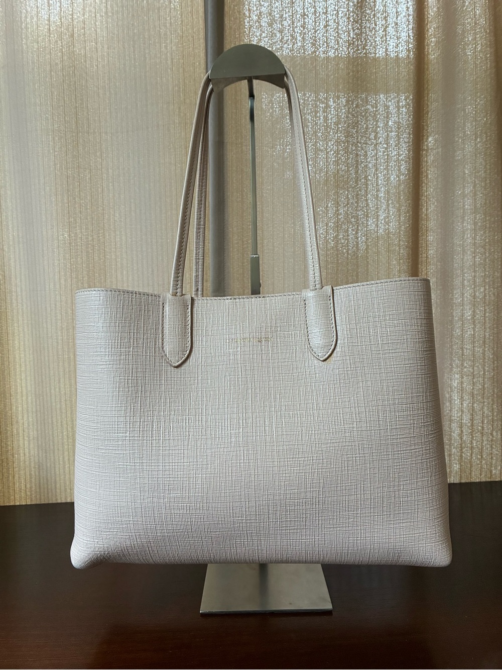 Alexander McQueen Textured Light Beige Tote